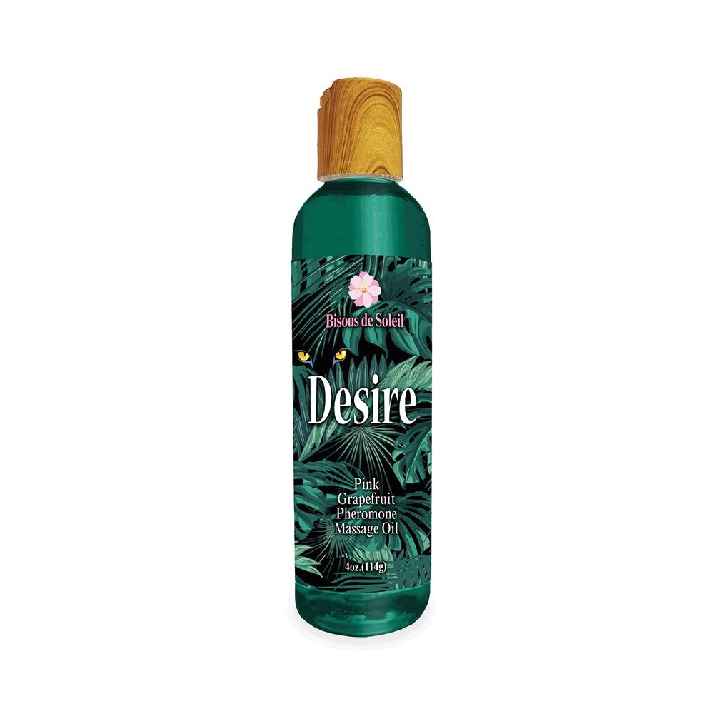 Desire Pheromone Massage Oil-Pink Grapefruit 4oz